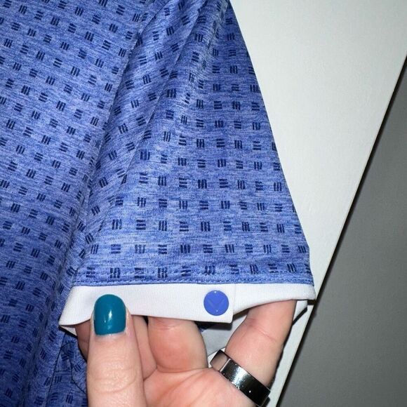 Callaway Women’s Blue Pattern Golf Polo Shirt Size XL EUC - Picture 4 of 10